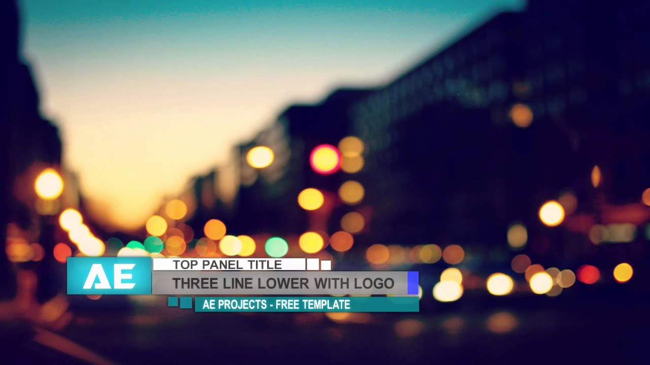 After Effect Lower Third Templates Beautiful Adobe after Effects Lower Third 6 Free Template