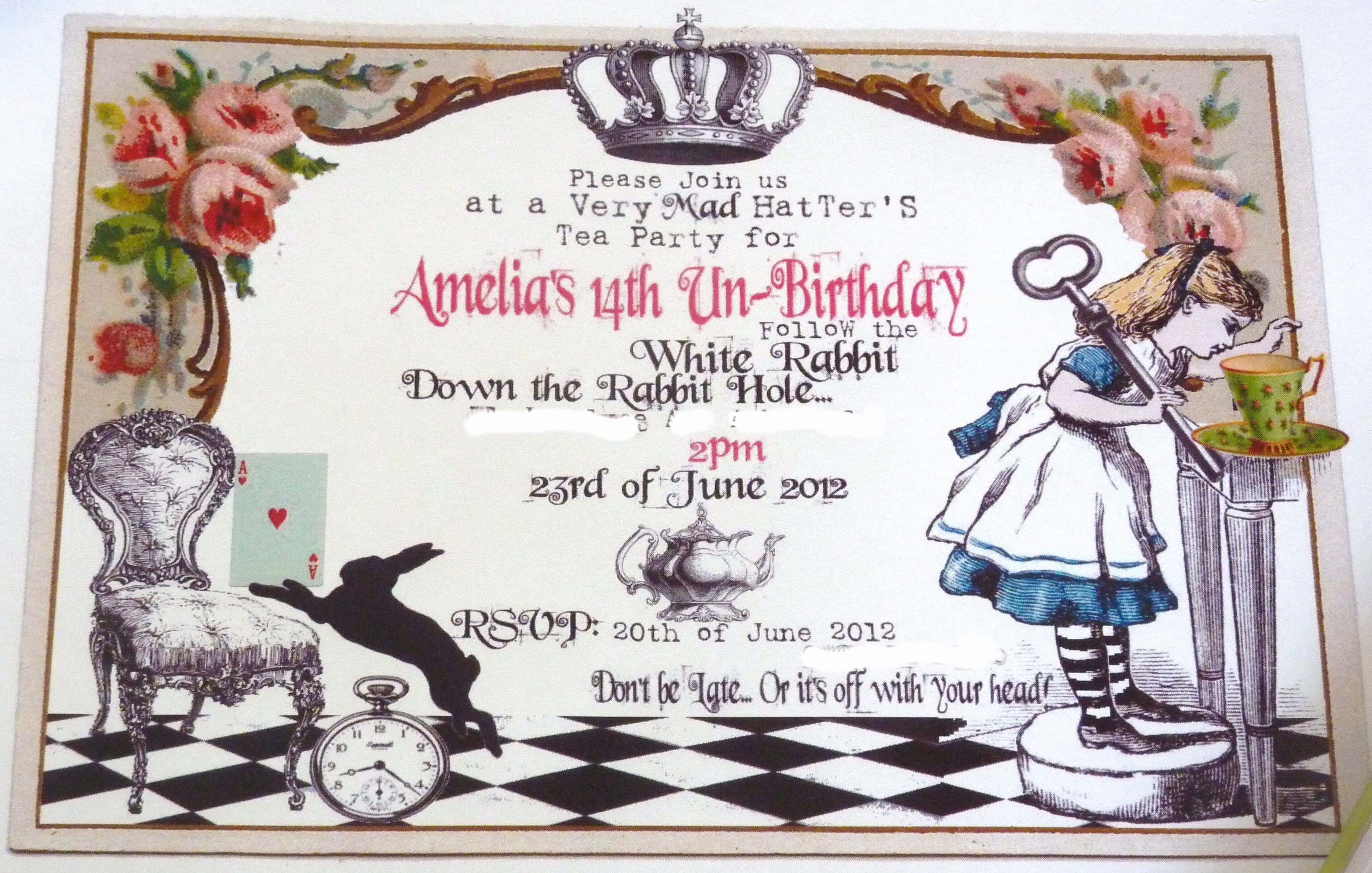 Alice In Wonderland Invitations Templates Best Of Alice In Wonderland Birthday Invitations