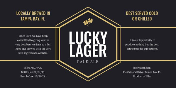 Beer Label Design Template Fresh 40 Creative Beer Label Designs