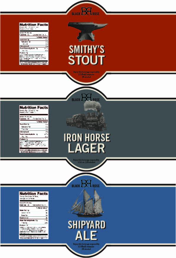 Beer Label Design Template Lovely Graphic Design Two Kate S Class Portfolio