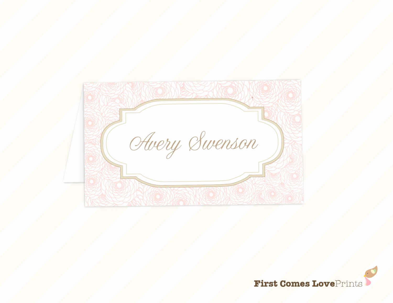 Blank Place Card Template Unique Printable Place Card Template Uneditable Pdf Avery Blank
