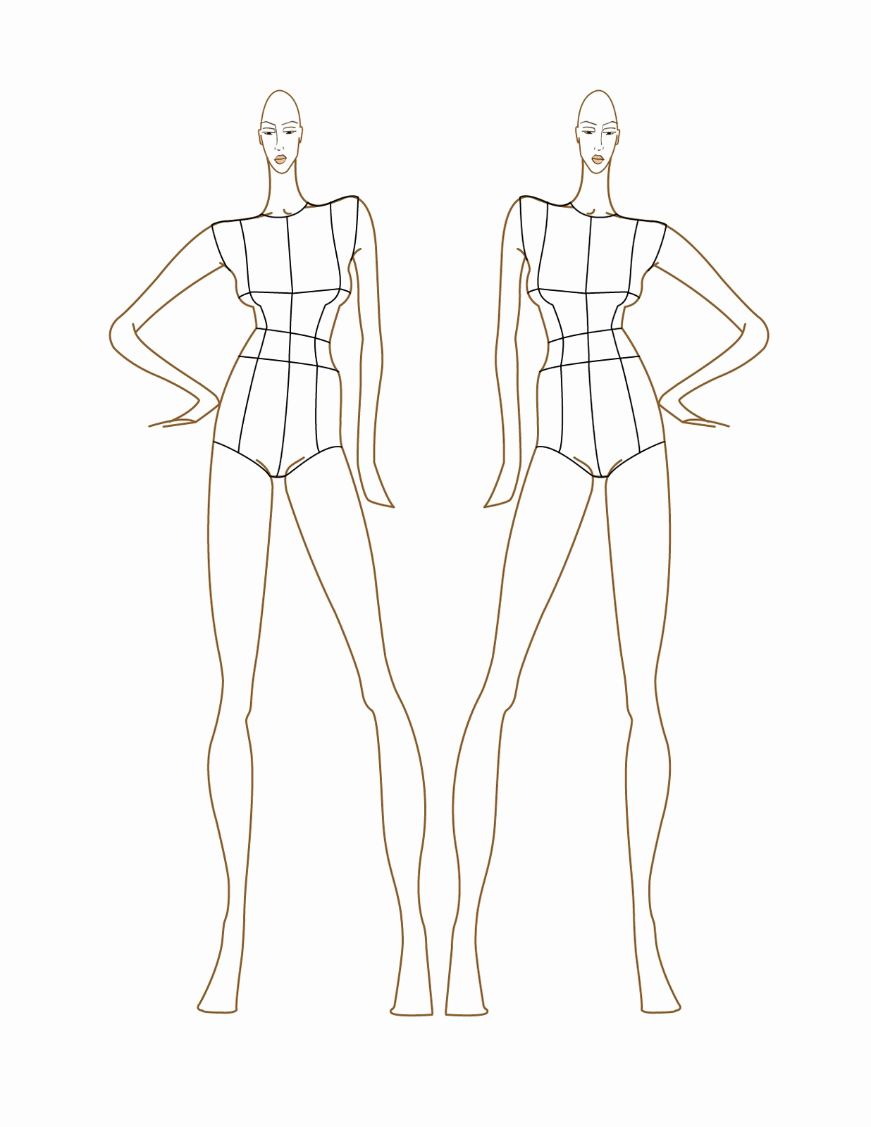 Body Template for Fashion Design Elegant 13 Clothing Design Templates for Men Fashion