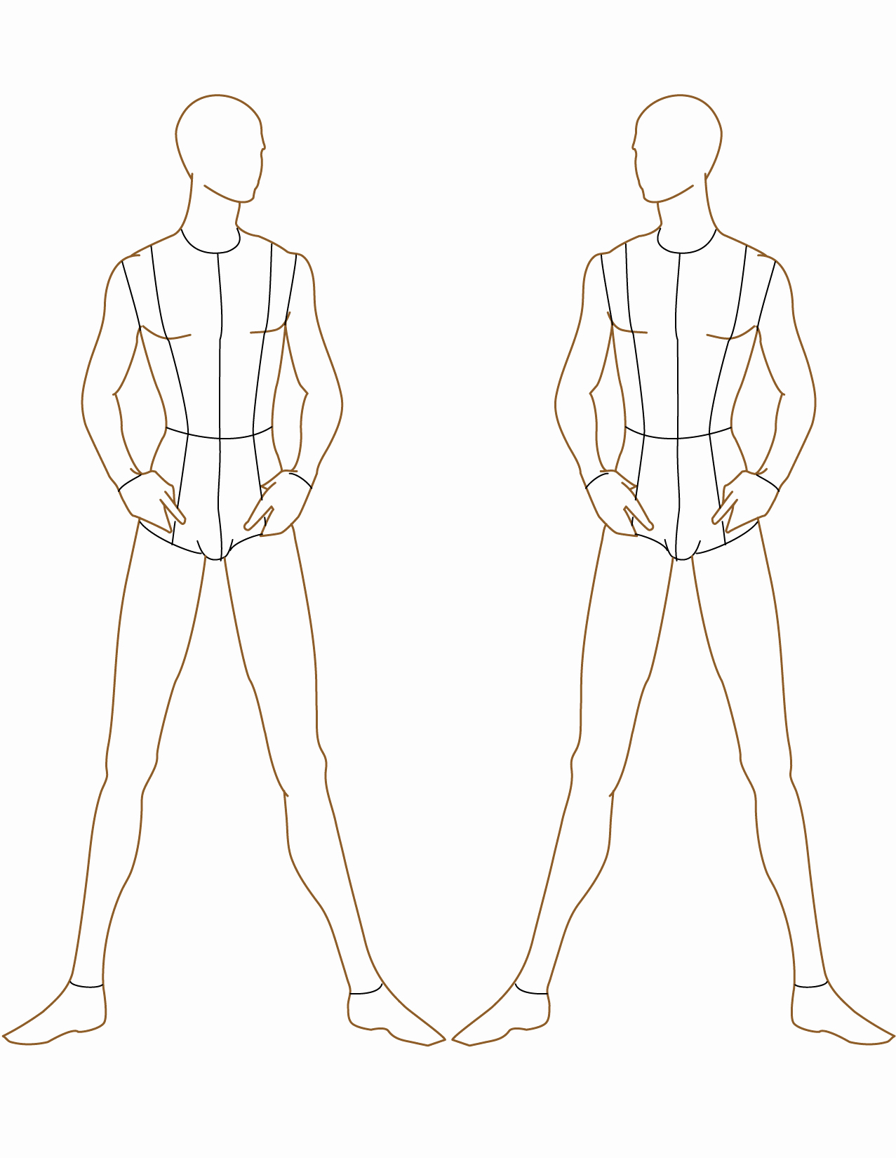 Body Template for Fashion Design Lovely the Gallery for High Fashion Croquis Templates