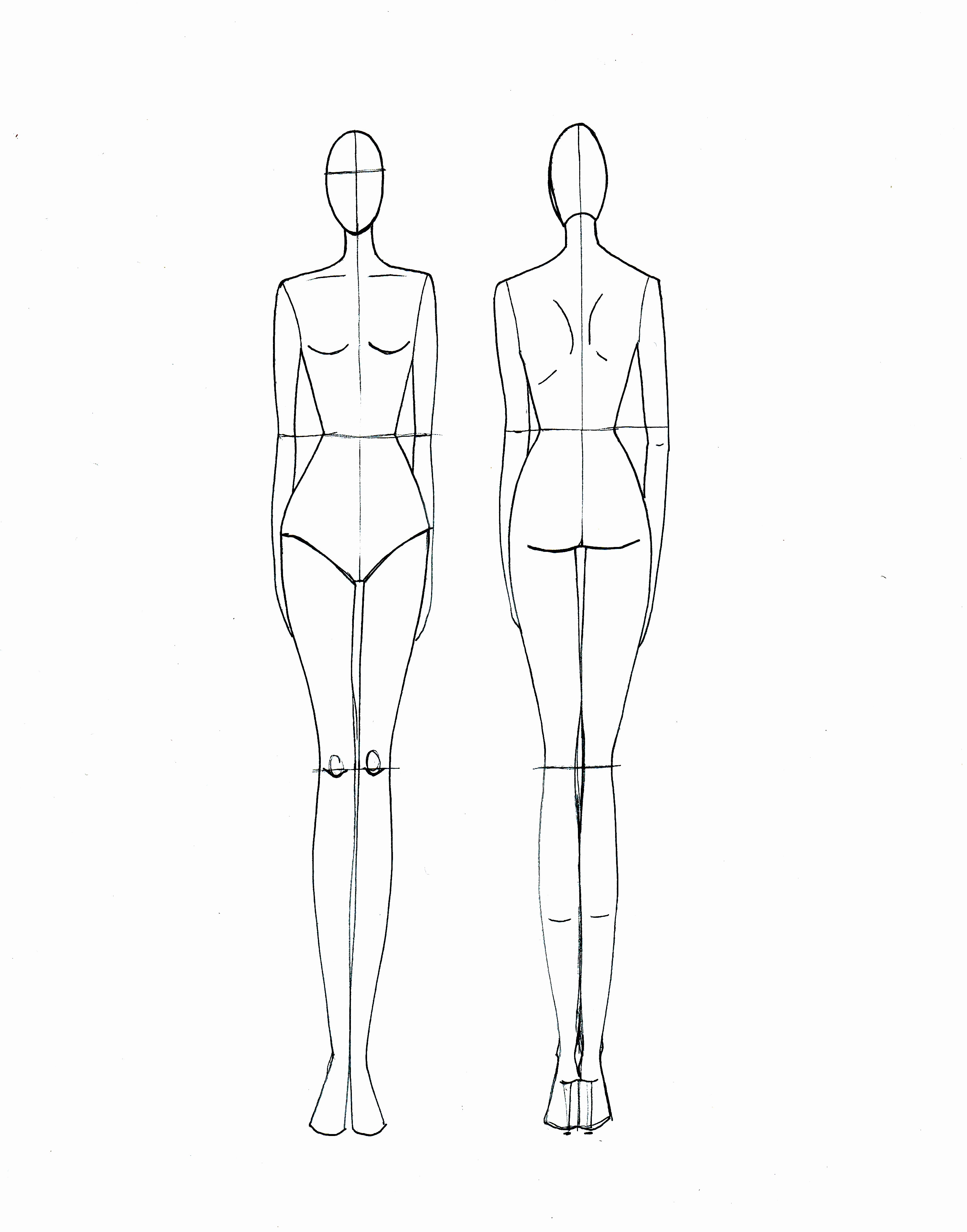Body Template for Fashion Design Unique 1000 Images About Fashion Croquis On Pinterest