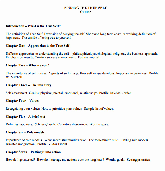 Book Writing Templates Microsoft Word Beautiful 8 Useful Book Outline Templates to Download