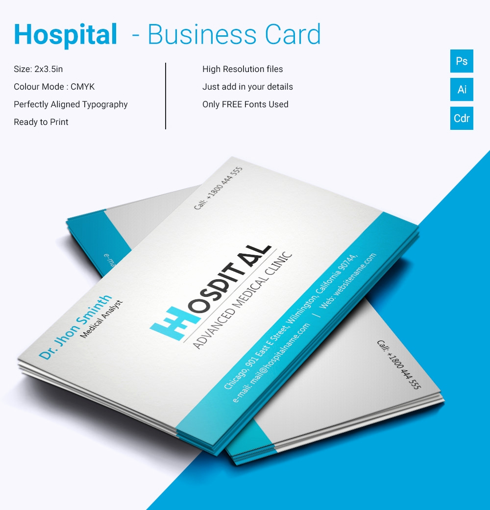 Business Card Template Illustrator Free Elegant Business Card Template