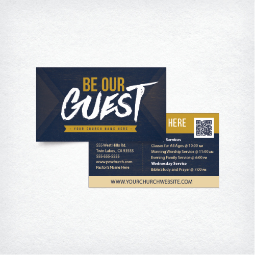 Church Invitation Cards Templates Luxury Mini Church Invite Card 3 5x2 Be Our Guest