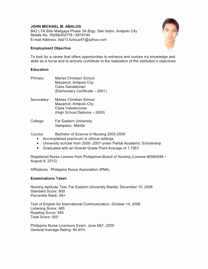 College Admission Resume Template New College Admission Resume Template – Bitwrk