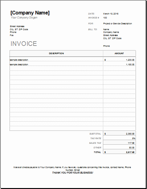 Contractor Invoice Template Word Beautiful Contractor Receipt Of Payment Five Unexpected Ways