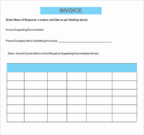 Contractor Invoice Template Word Best Of Sample Contractor Invoice Templates 14 Free Documents
