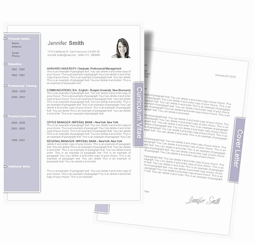 Curriculum Vitae Template Microsoft Word Awesome Cv Template • Cv Template Package Includes Professional