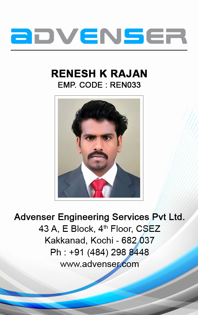 Employee Identity Card Template Best Of Renesh K R Freelance Web Designer Cochin Kerala India