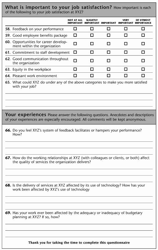 Employee Satisfaction Survey Template Elegant How to Write Survey Questionnaire Yahoo Image Search