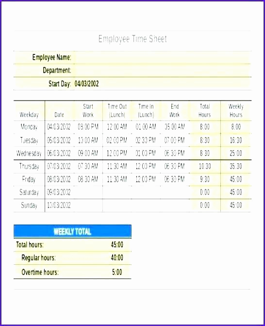 Excel Timesheet Template with Tasks Inspirational Work Timesheet Template Fresh Excel Template with Tasks