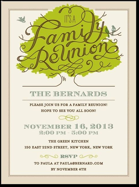 Family Reunion Flyers Templates Elegant 25 Best Ideas About Family Reunion Invitations On