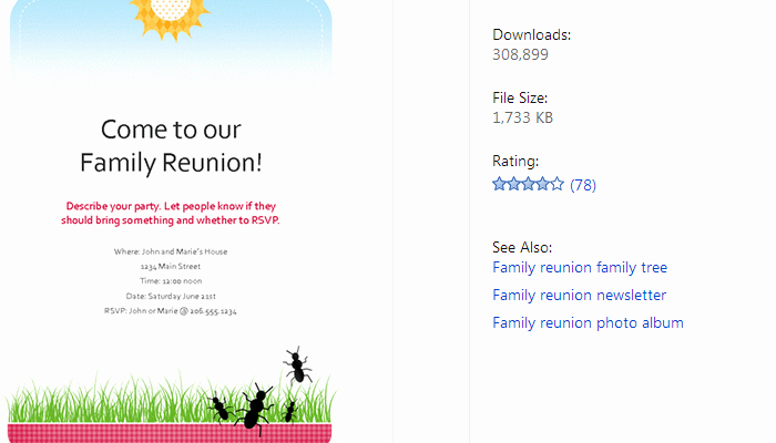 Family Reunion Flyers Templates Luxury 3 Free Family Reunion Flyer Templates