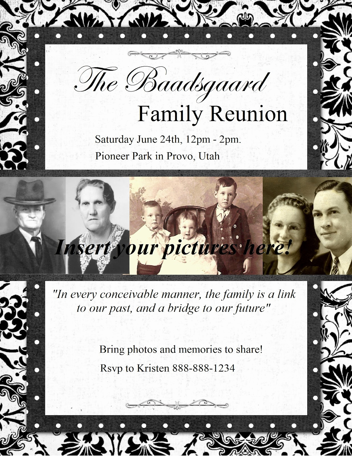 Family Reunion Flyers Templates New Heritage Collector Storybook Family Reunion Flyers