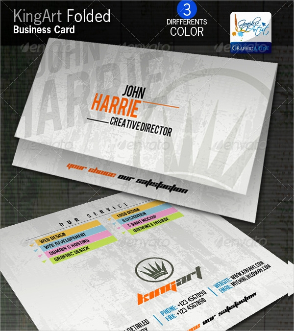 Folding Business Cards Template Lovely 22 Folded Business Cards Psd Ai Vector Eps