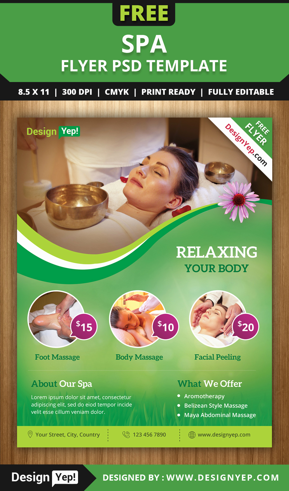 Free Download Flyer Templates Inspirational Free Spa Flyer Psd Template for Download Designyep