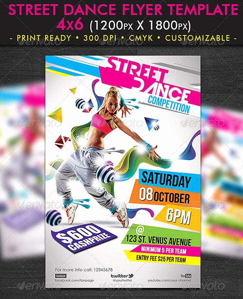 Free Downloadable Flyer Templates Unique Urban Dance Party Club Flyer Poster Template Free Club