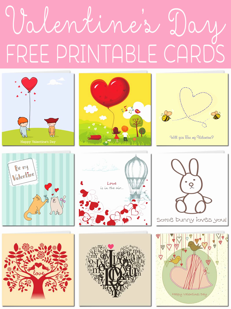 Free Printable Photo Cards Templates Inspirational Free Printable Valentine Cards