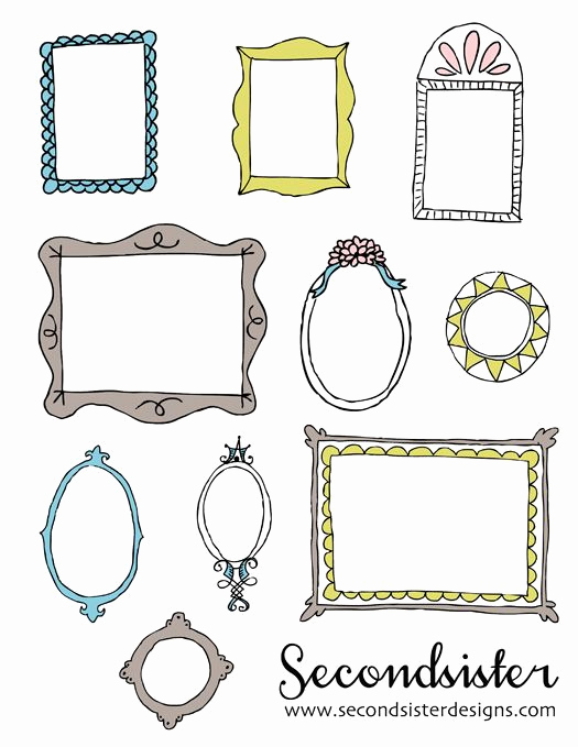Free Printable Picture Frame Templates New 25 Best Ideas About Printable Frames On Pinterest