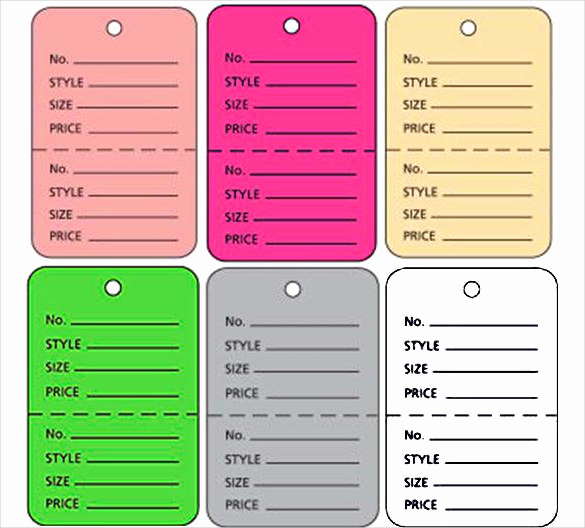 Free Printable Price Tags Template Best Of 19 Inventory Tag Template Free Printable Vector Eps