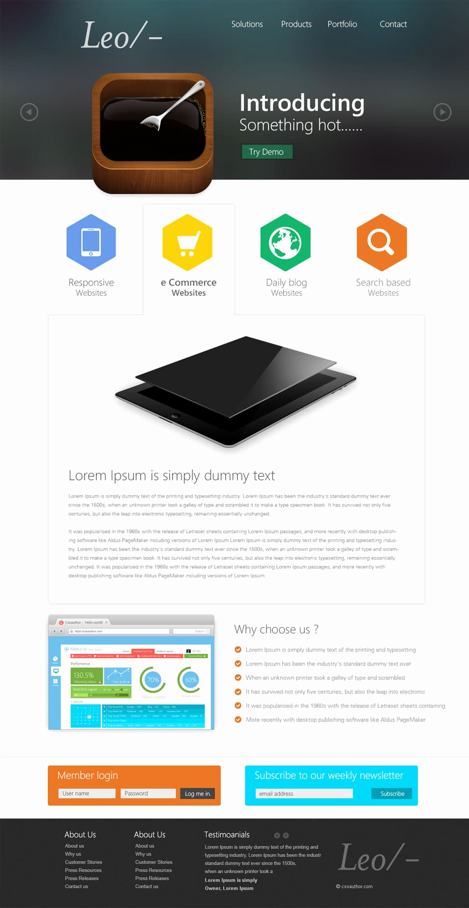 Free Professional Website Templates Elegant Latest Free Web Page Templates Psd Css Author