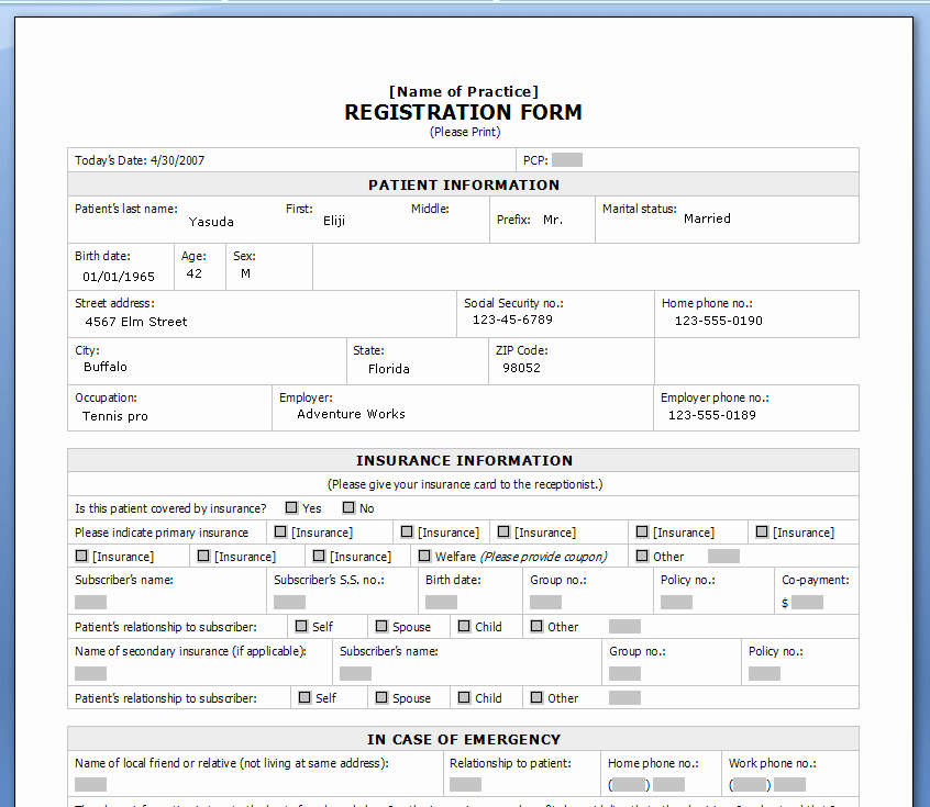 Free Registration forms Template Fresh Printable Registration form Templates Word Excel Samples