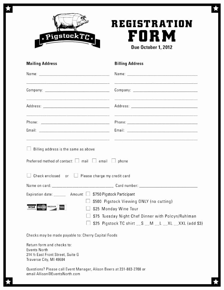 Free Registration forms Template Lovely Registration form Template