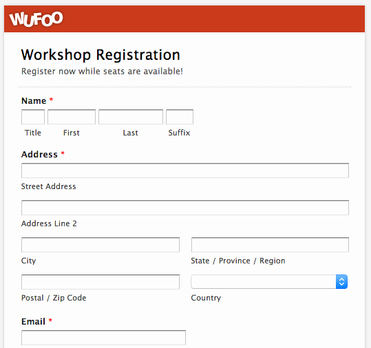Free Registration forms Template New top 5 event Registration form Templates