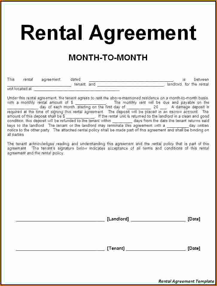 House Rental Contract Template Awesome 3 House Rental Agreement