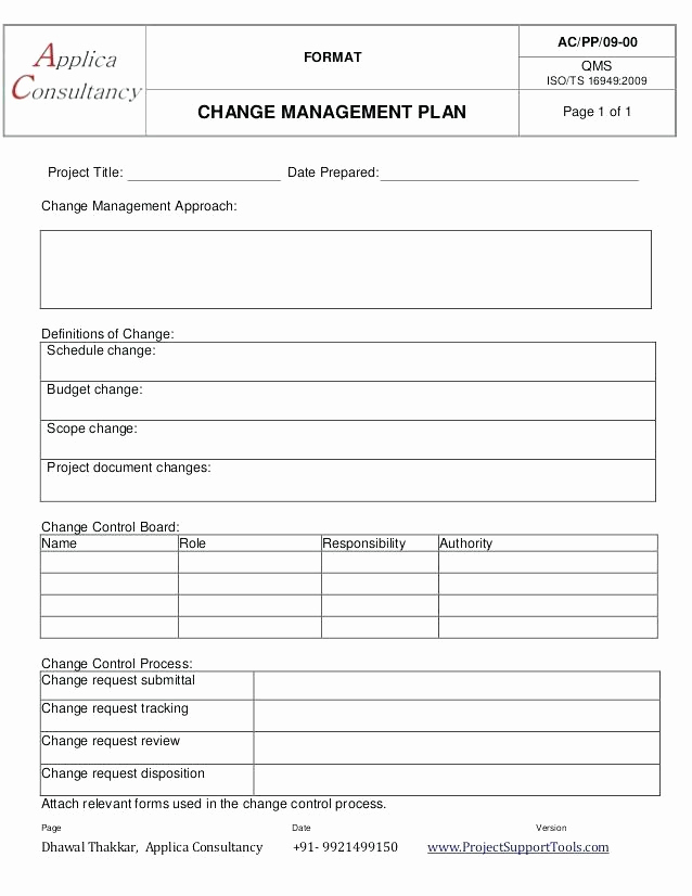Management Of Change Procedure Template Best Of Procedure Workflow software Itil Change Management Process