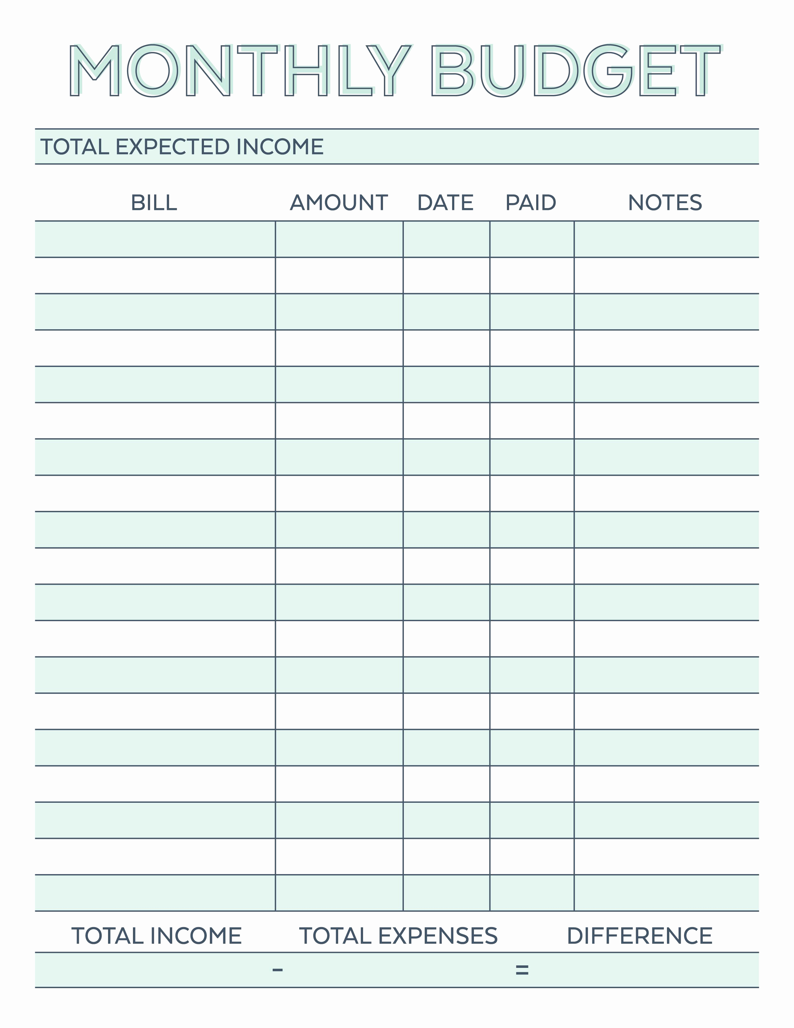 Monthly Budget Spreadsheet Template Inspirational Pin by Melody Vliem On Printables