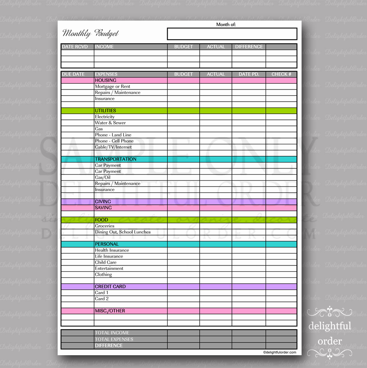 Monthly Budget Spreadsheet Template Luxury 9 Best Of Printable Bud form Wedding Printable