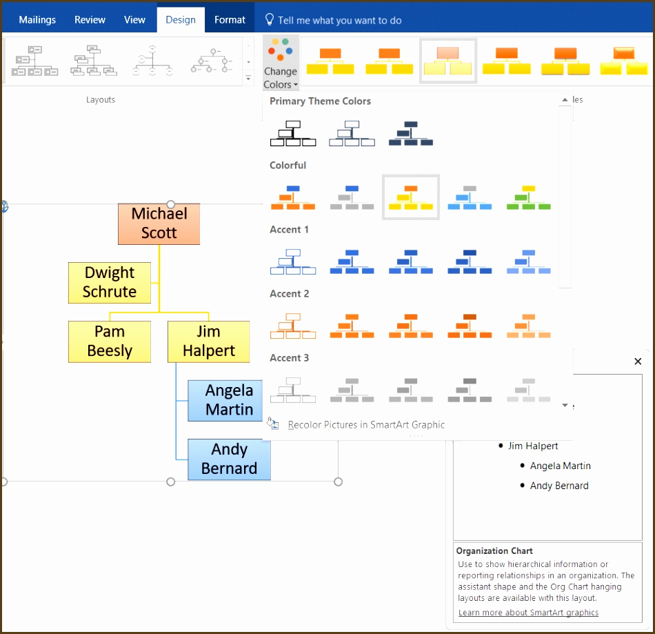 50 Ms Word Org Chart Templates 