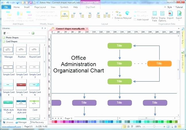 Ms Word org Chart Templates Unique Ms Word organizational Chart Template – Freewarearenafo