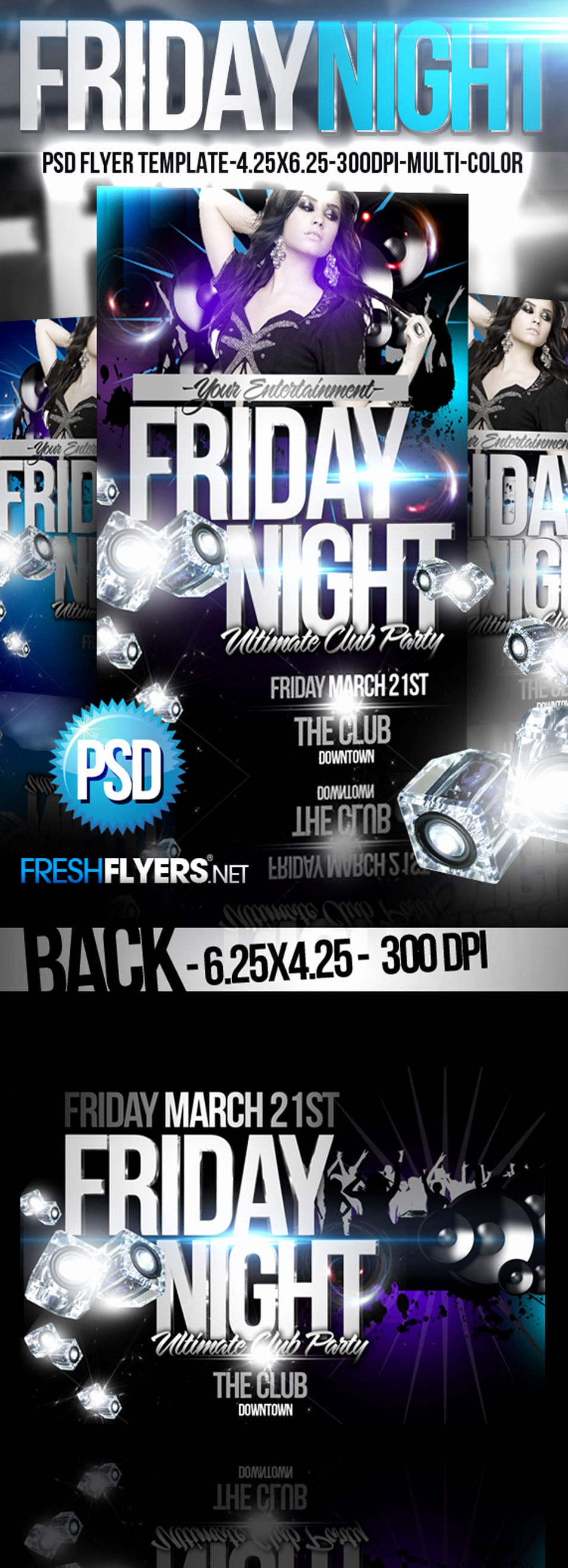 Night Club Flyer Templates Unique 60 Best Free Flyer Templates Psd