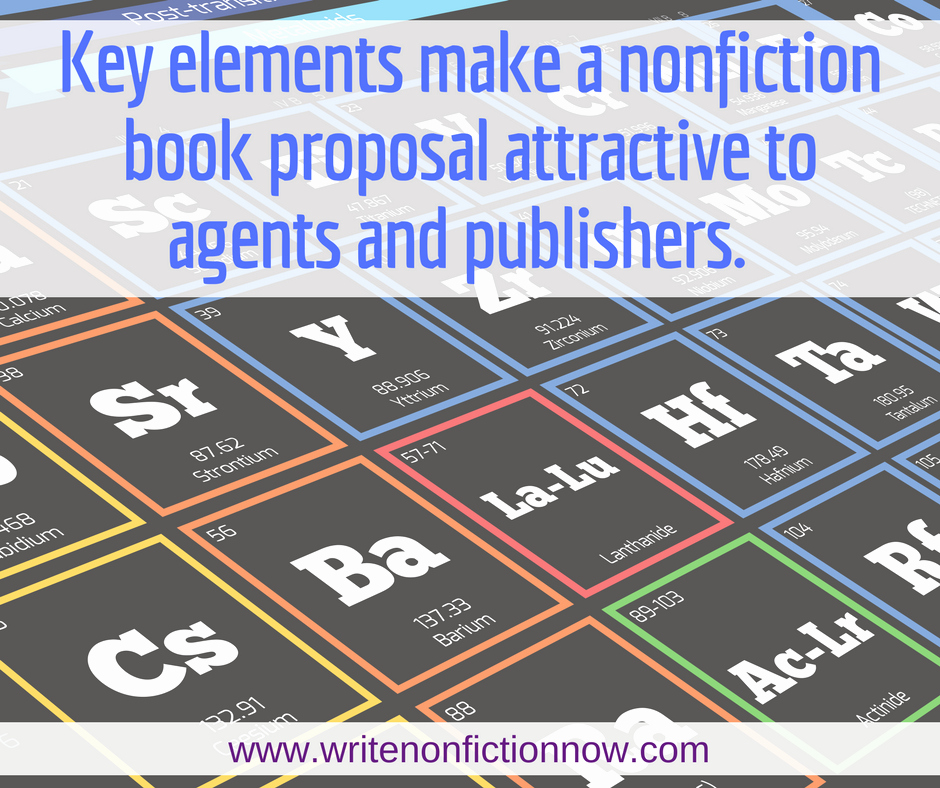 Nonfiction Book Proposal Template Elegant the Periodic Elements Of the Nonfiction Book Proposal