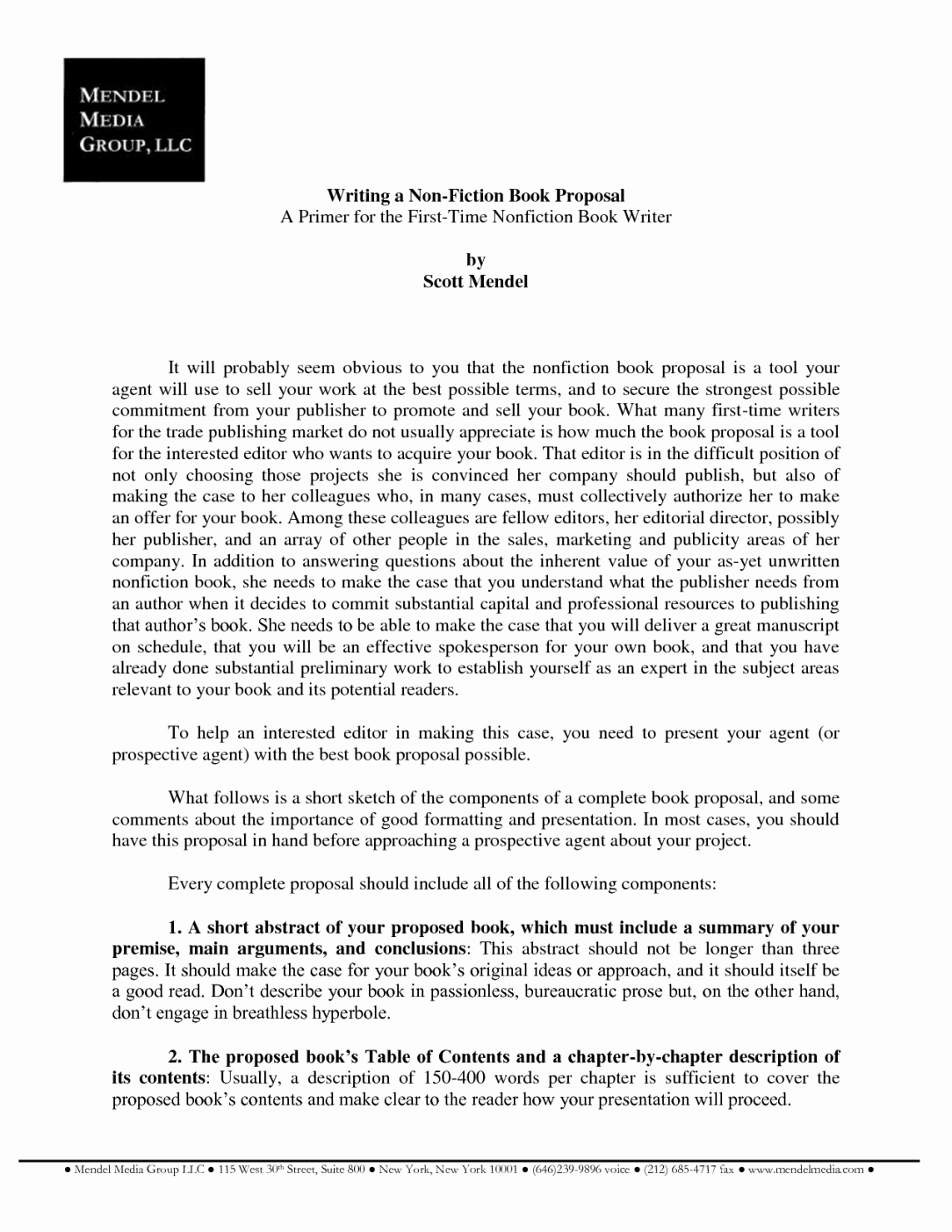 Nonfiction Book Proposal Template New Nonfiction Book Proposal Cover Letter Sample 13 Best Query