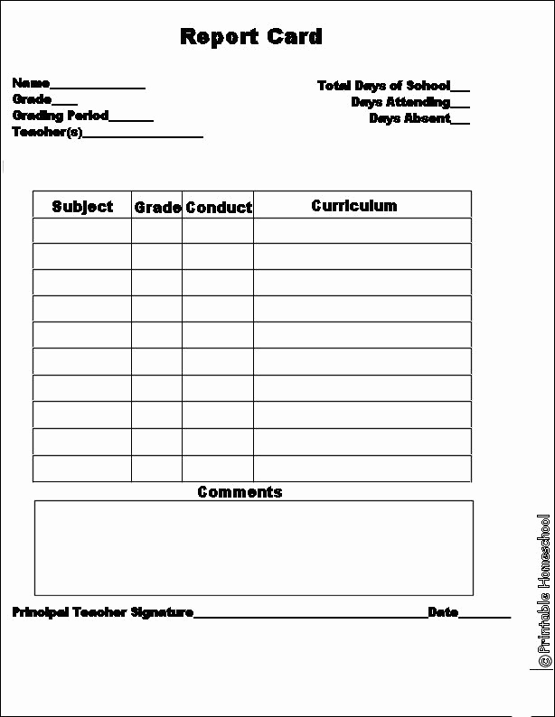 Printable Report Card Template Lovely Report Card Mandy Pagano thought You Might Want This too