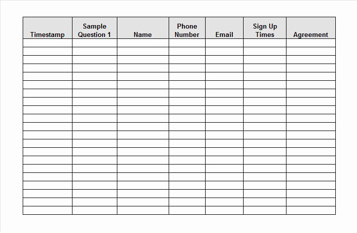 Sign In Sheet Template Doc Awesome Free Sign In Sign Up Sheet Templates Excel Word