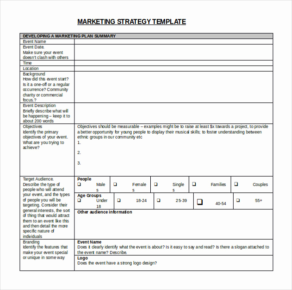 Strategic Planning Template Word Lovely 10 Strategy Templates Microsoft Word Free Download