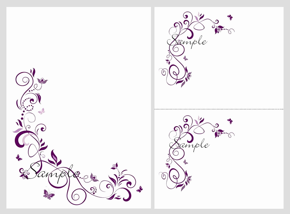 Wedding Invitation Design Templates Elegant Free Printable Dark Purple Wedding Invitation Templates